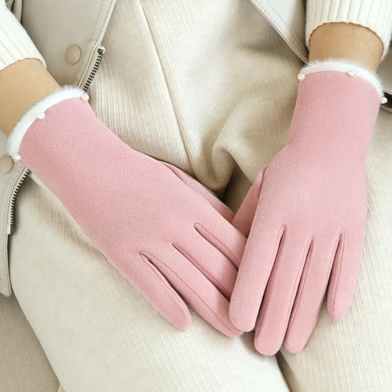 Women's Casual Simple Style Solid Color Gloves