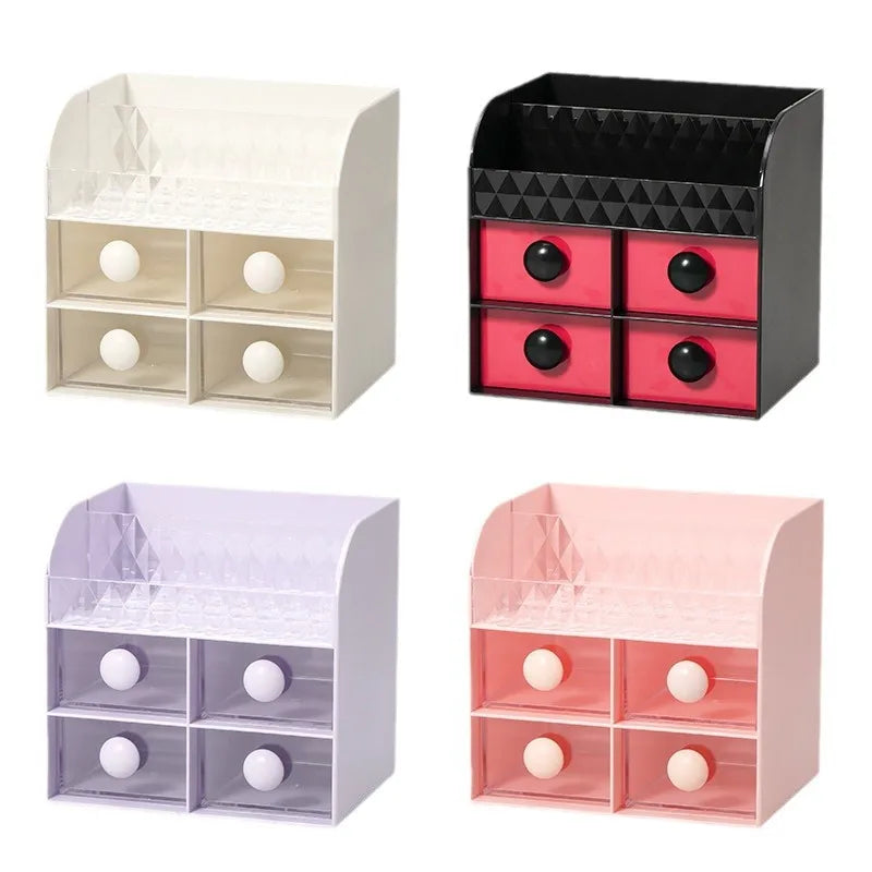 Solid Color PP Plastic Cute Simple Style Storage Box