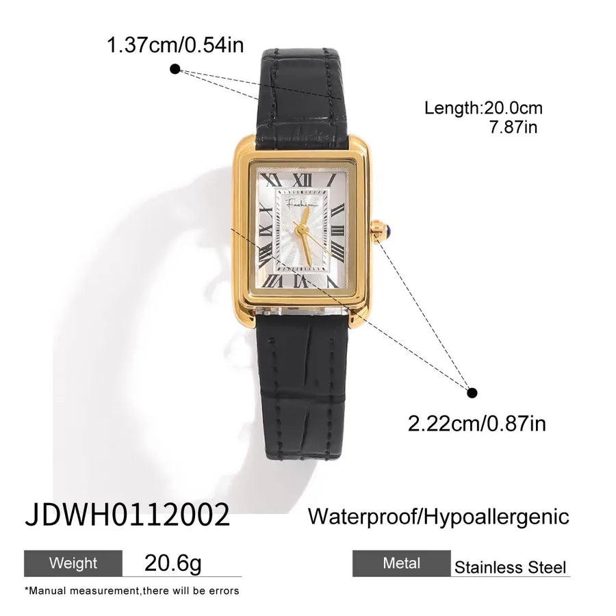 Basic Simple Style Commute Geometric Quartz Watch Women's Watches