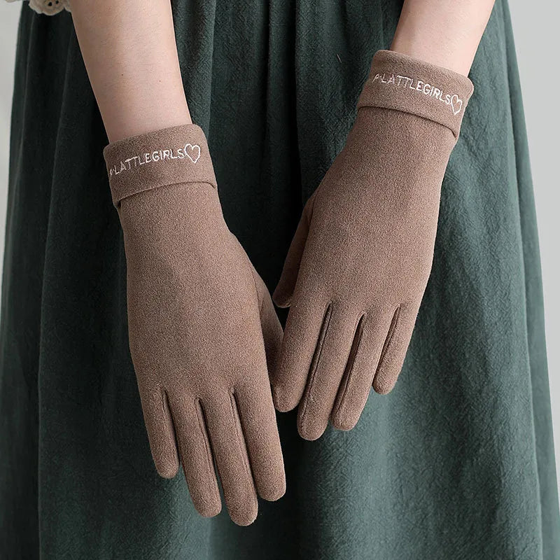 Women's Basic Simple Style Solid Color Gloves