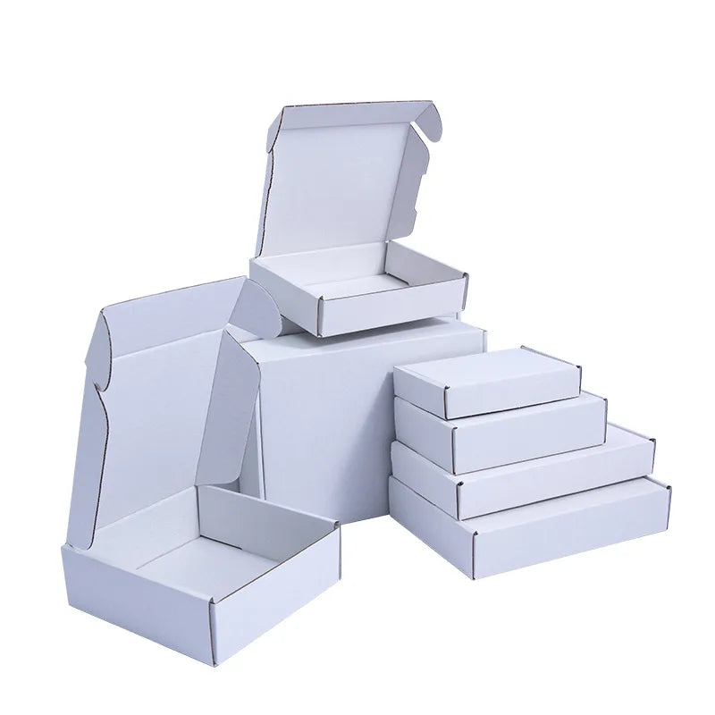 simple solid color ultrahard small packaging express box