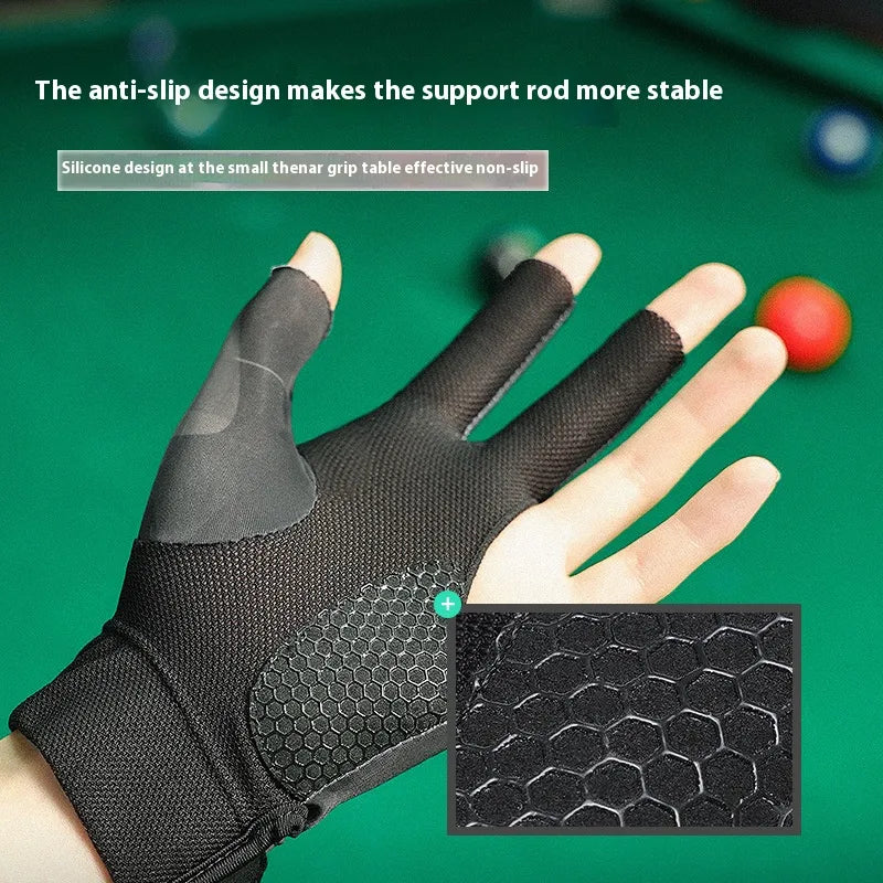 Vocabulary Words/Name Multicolor Spandex Polyester Billiard Gloves