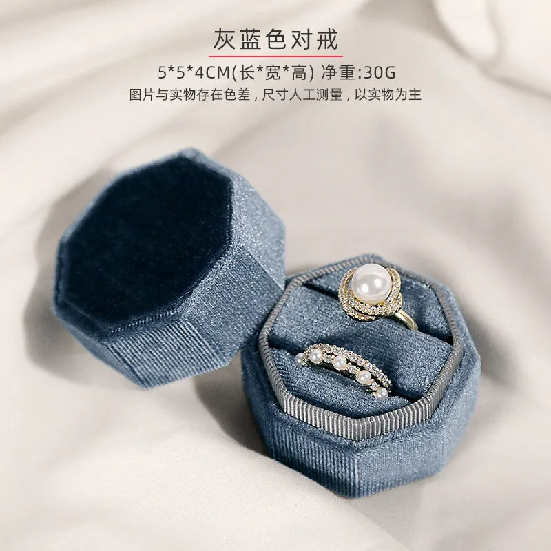 elegant solid color flannel wholesale jewelry boxes