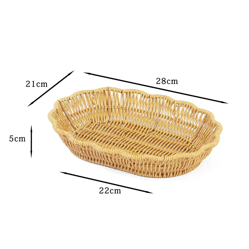 Simple Style Solid Color Storage Basket