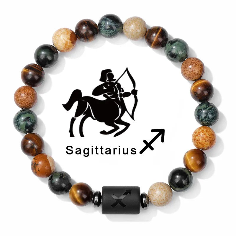 Simple Style Constellation natural stone Agate Bracelets In Bulk