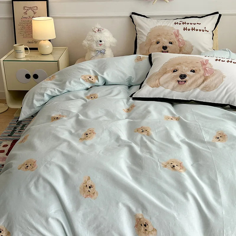 Cute Dog Cat Cotton Beddings Bedding
