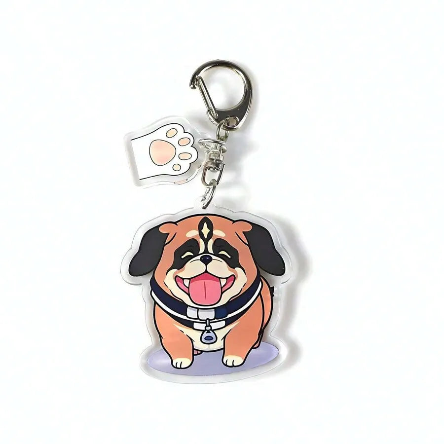 Cute Animal Arylic Keychain