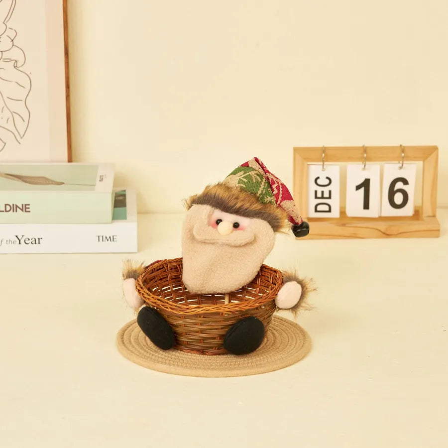 Christmas Cute Doll Party candy basket