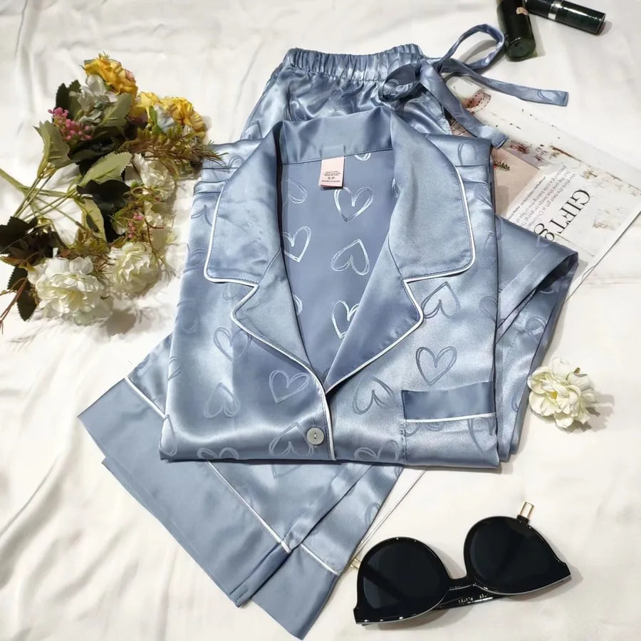 women's elegant solid color imitated silk polyester