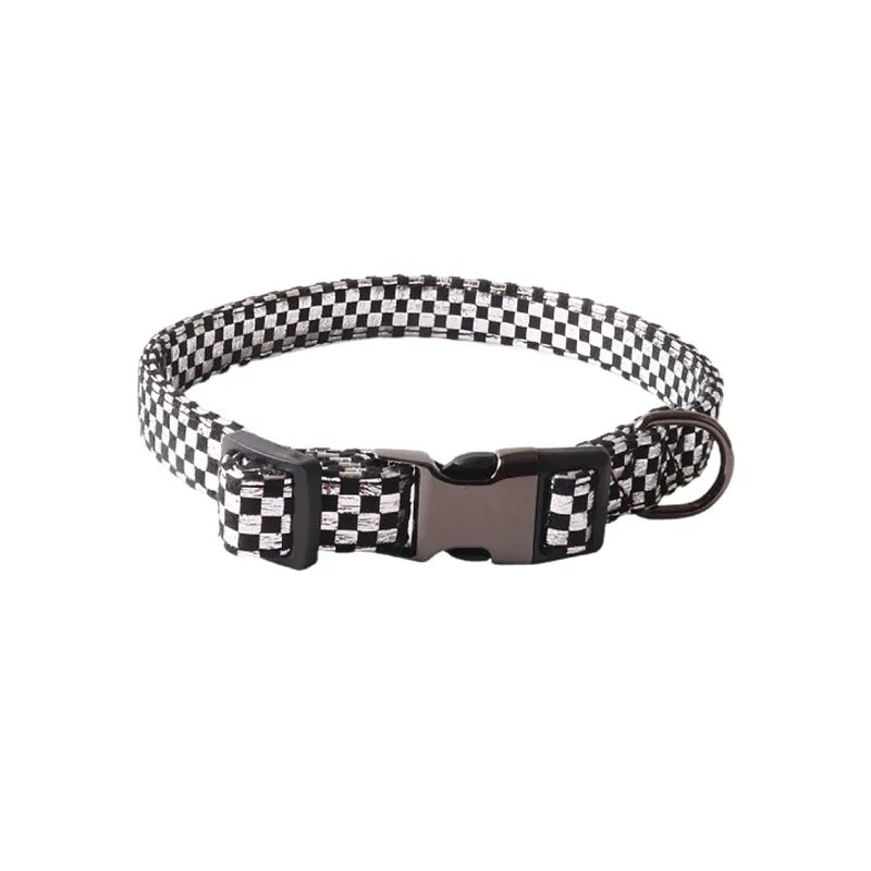 Simple Style Classic Style Polyester Color Block Pet Collar