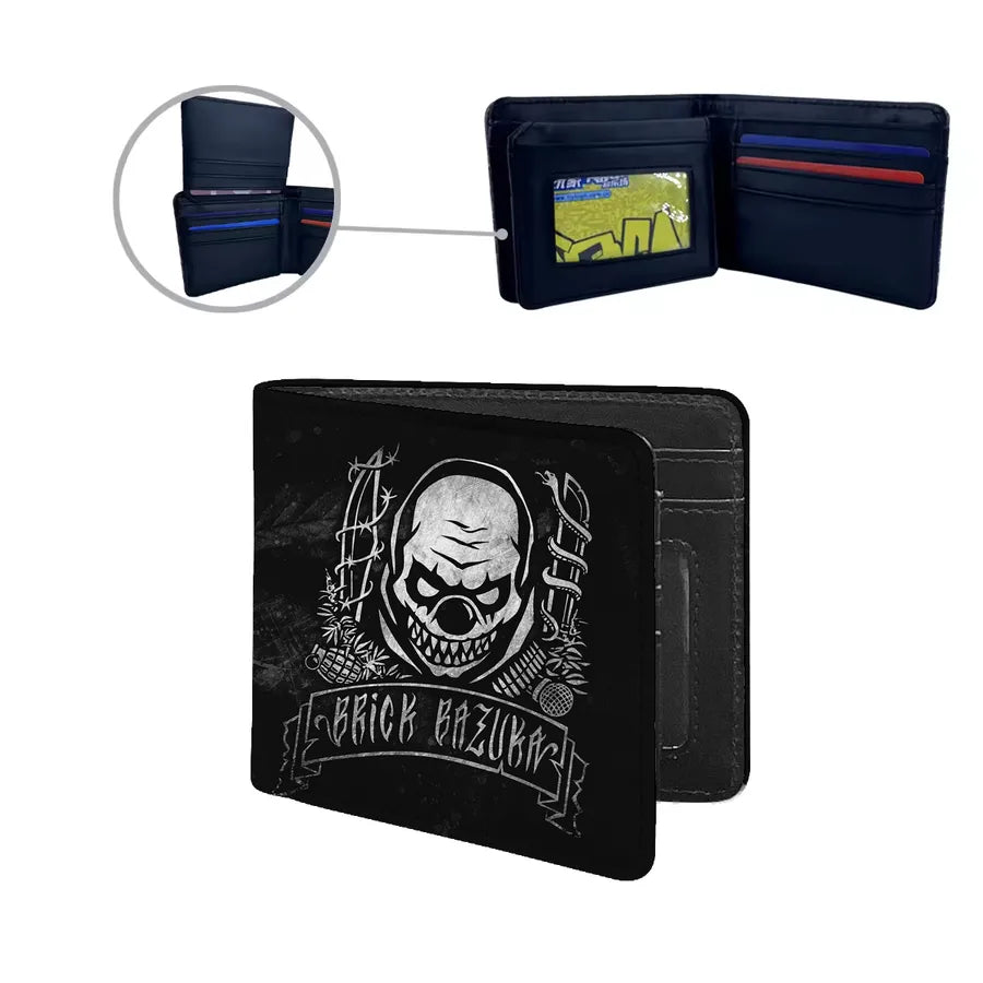 Men's Skull Pu Leather Flip Cover Wallets