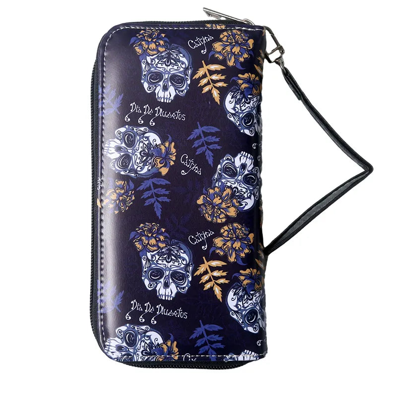 unisex cartoon pvc zipper wallets
