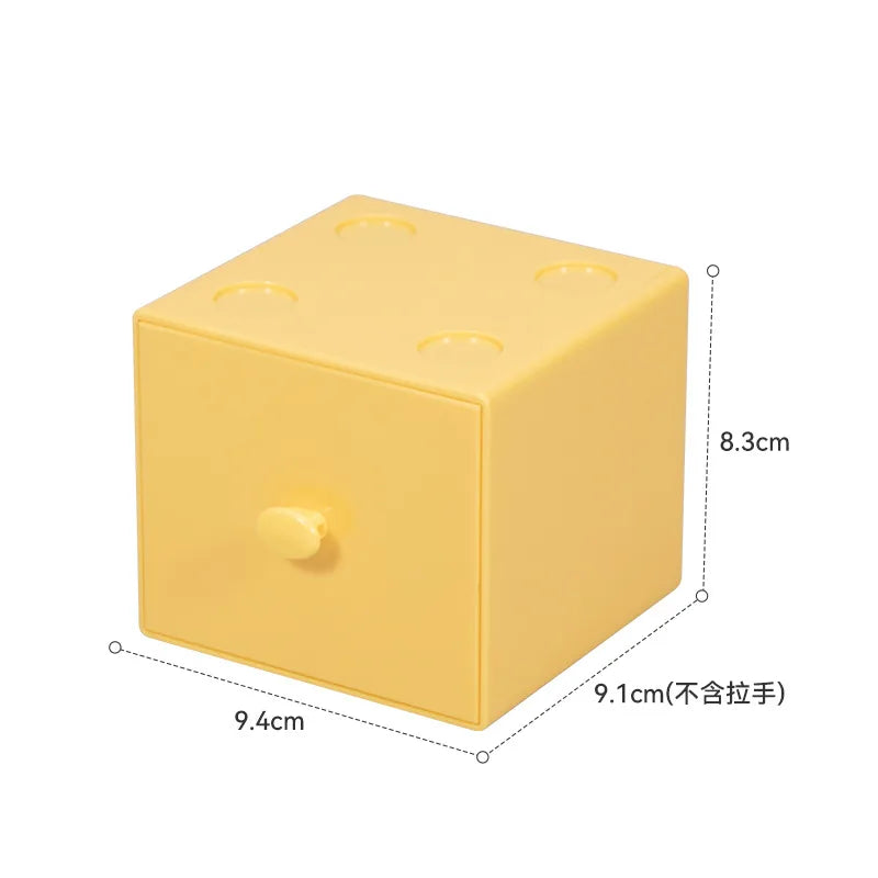 Solid Color PS Plastic Simple Style Storage Box