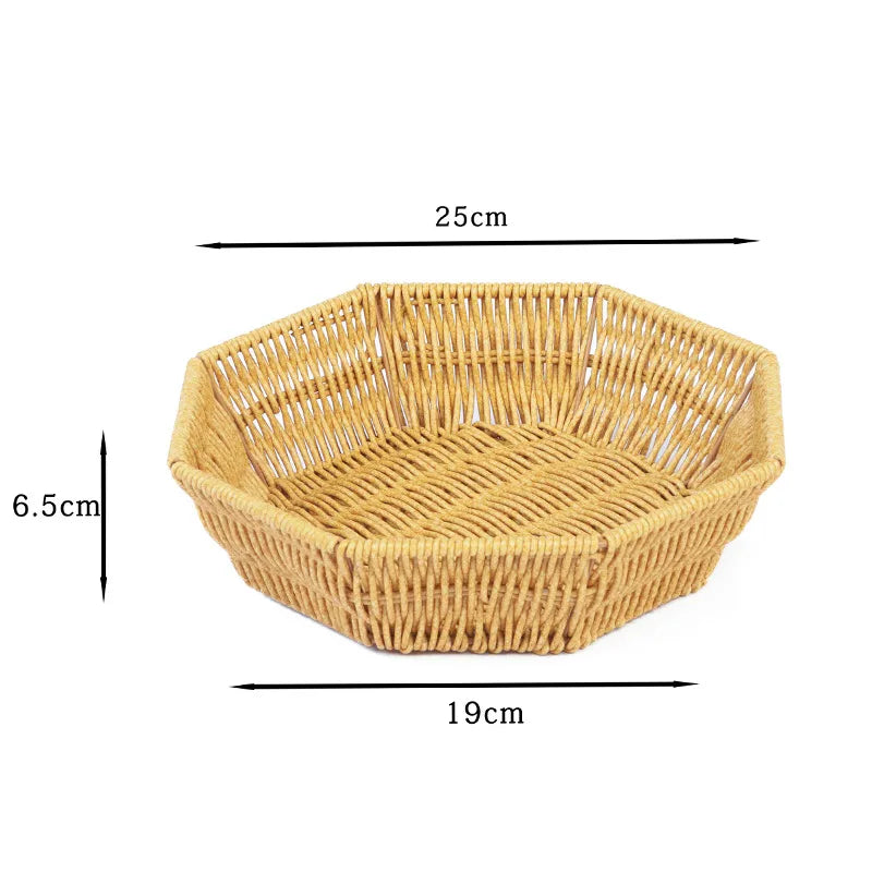 Simple Style Solid Color Storage Basket