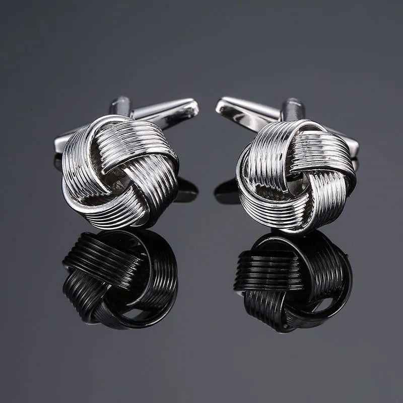 simple style solid color copper plating unisex cufflinks 1 pair