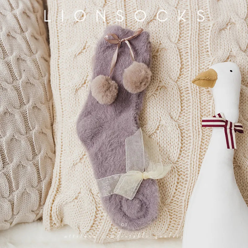 Elegant Lady Women's Solid Color Nylon Ankle Socks A Pair