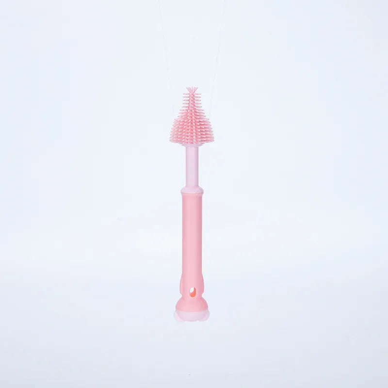 casual solid color silica gel cleaning brush