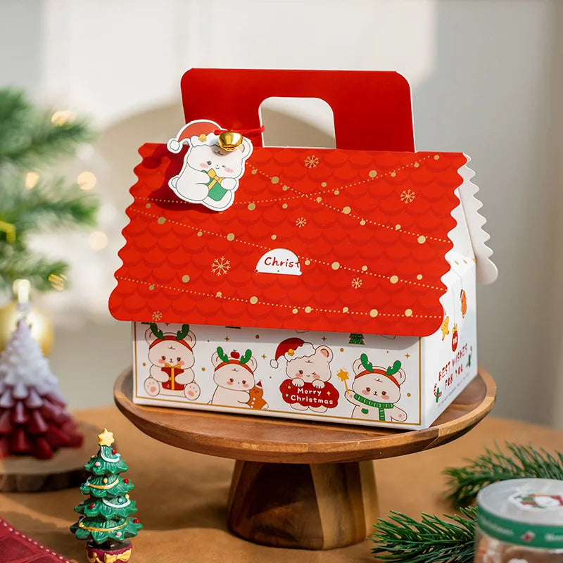 Creative Christmas Gift Box Candy Cookie Snack Surprise Packaging Handmade Small Empty Box For Biscuits And Sweets