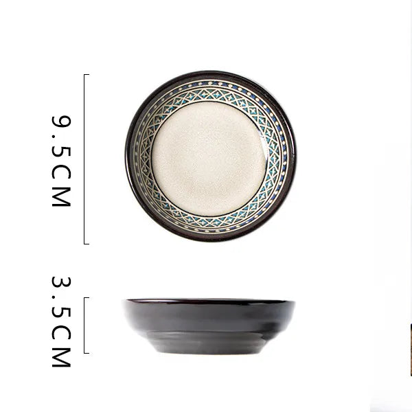 Classical Flower ceramics Tableware 1 Piece