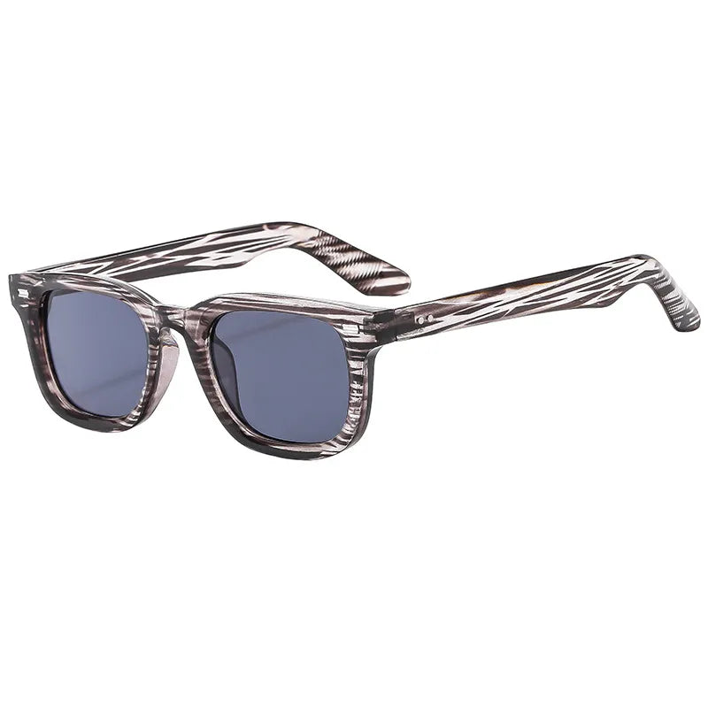 Streetwear Geometric Ac Square Full Frame Glasses