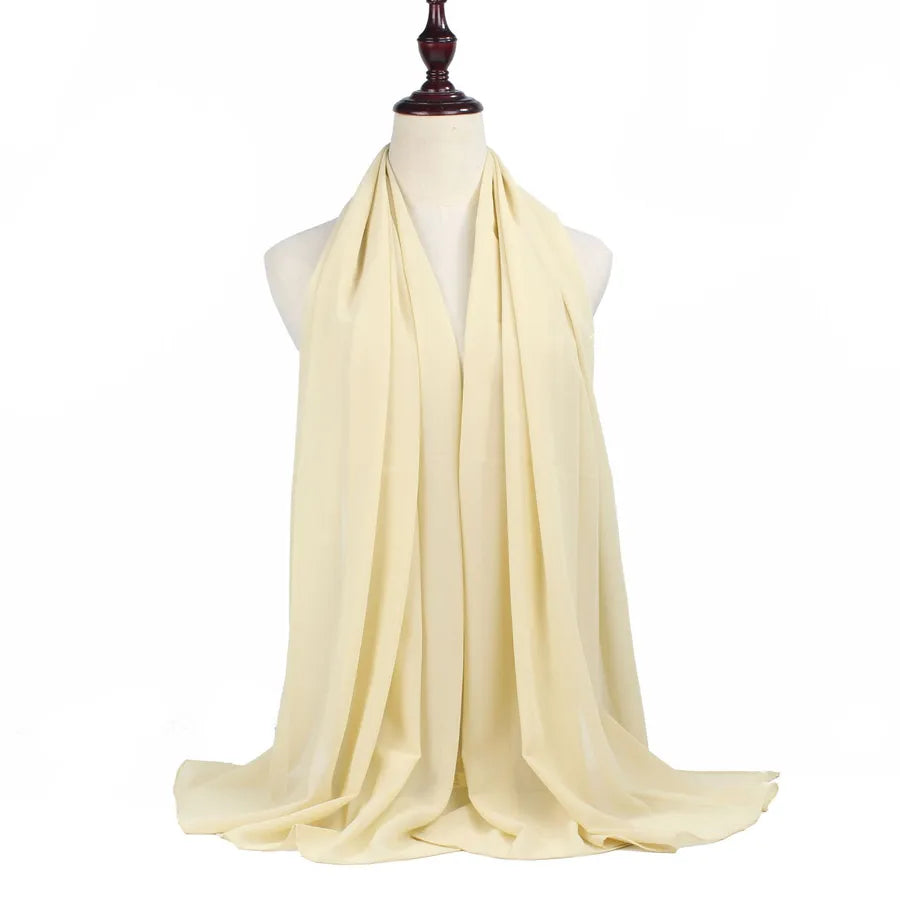 Unisex Basic Simple Style Solid Color Polyester Kerchief