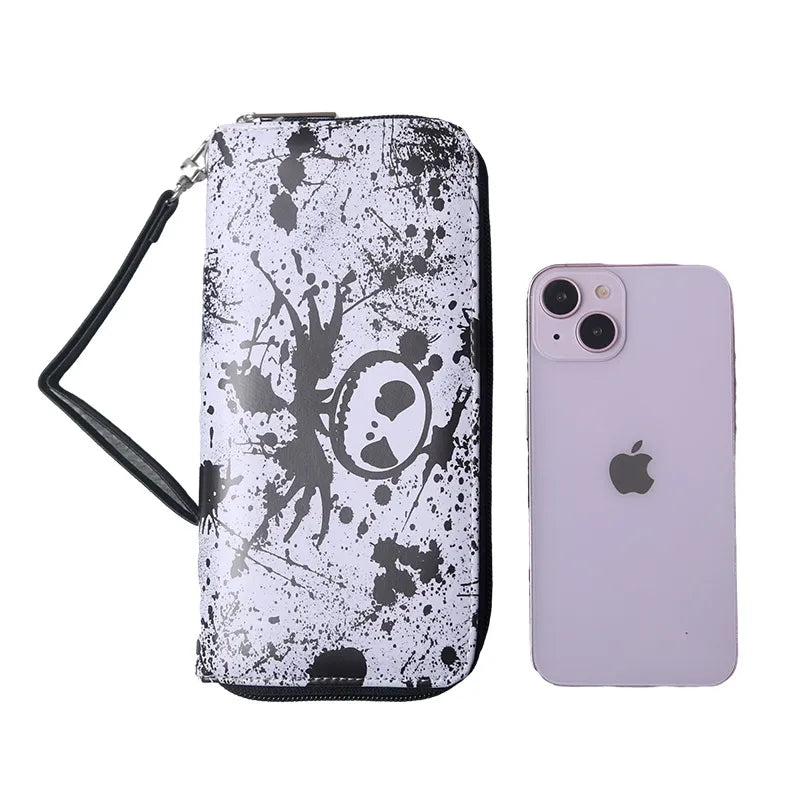 unisex cartoon pvc zipper wallets