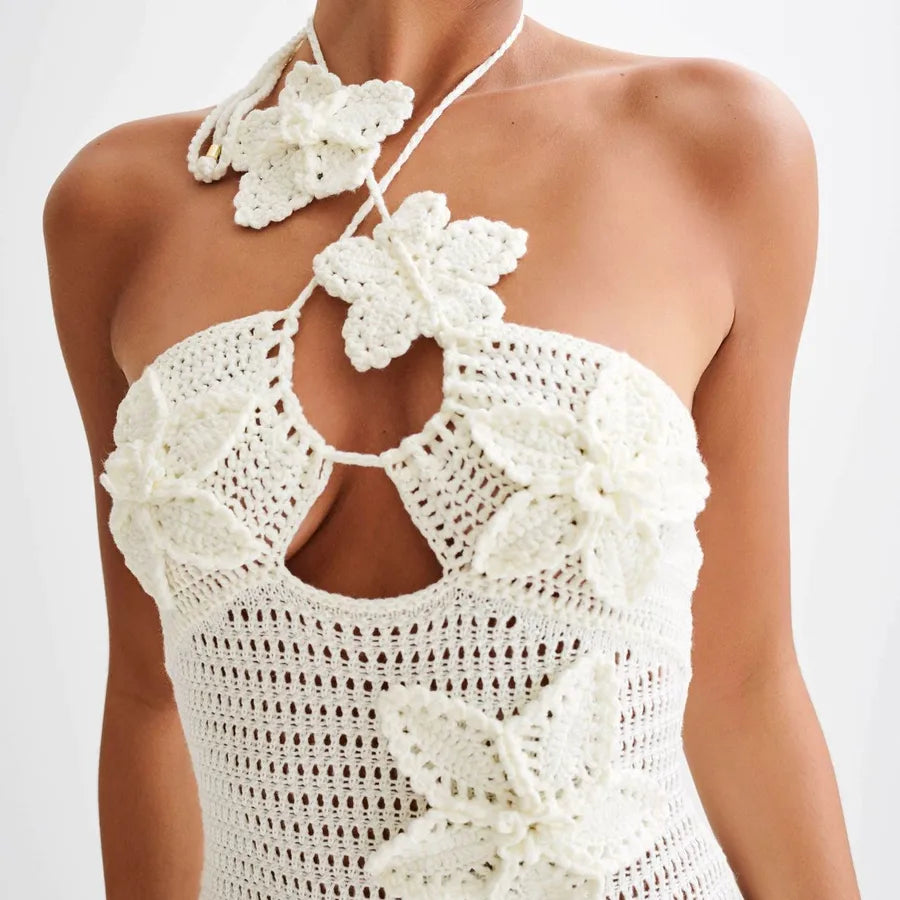 Women's Flower Elegant Cover Ups