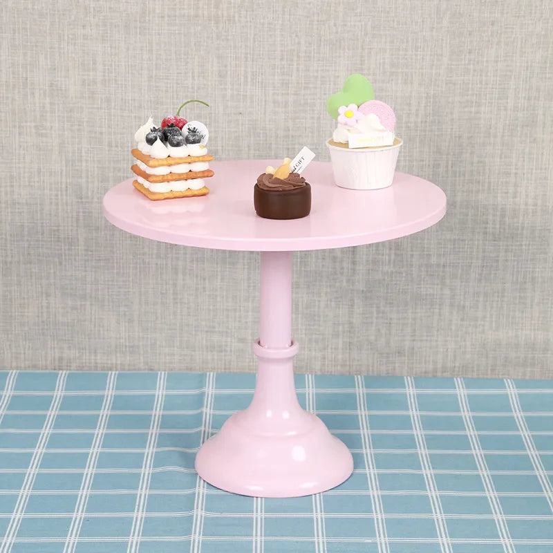 Nordic Style Solid Color Iron Daily Party Cake stand