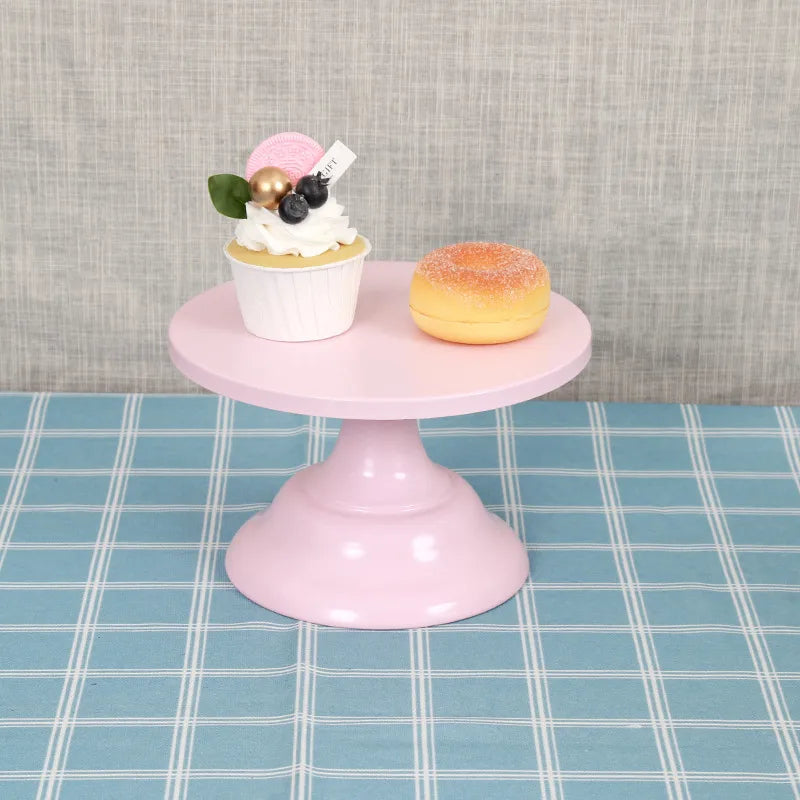 Nordic Style Solid Color Iron Daily Party Cake stand