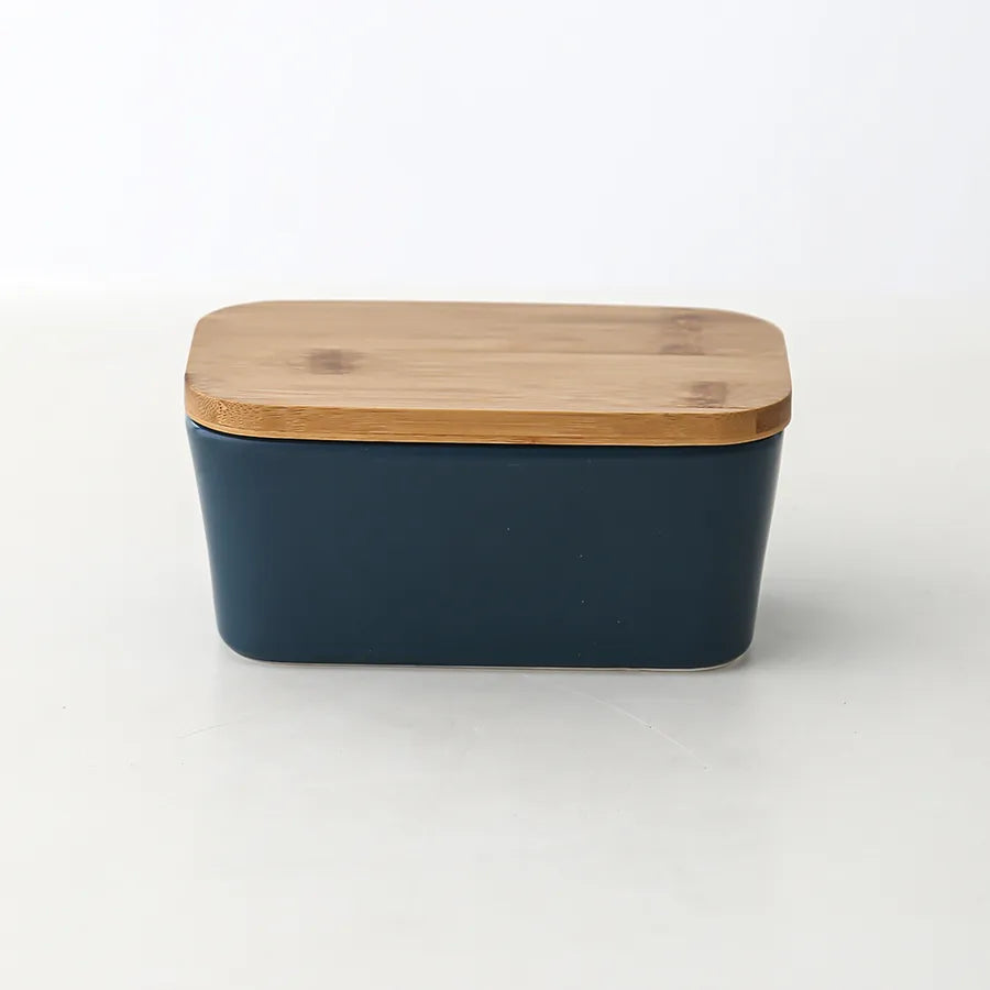 Simple Style Letter Solid Color Porcelain Storage Container Box