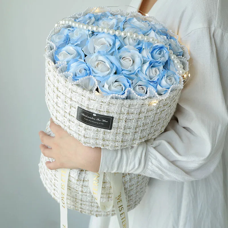 romantic flower soap flower date bouquet