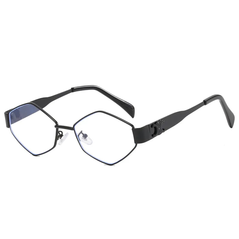 Casual Basic Solid Color Pc Polygon Full Frame Women's Sunglasses