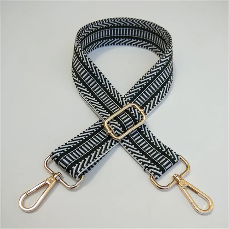 all seasons polyester stripe sling strap bag accessories
