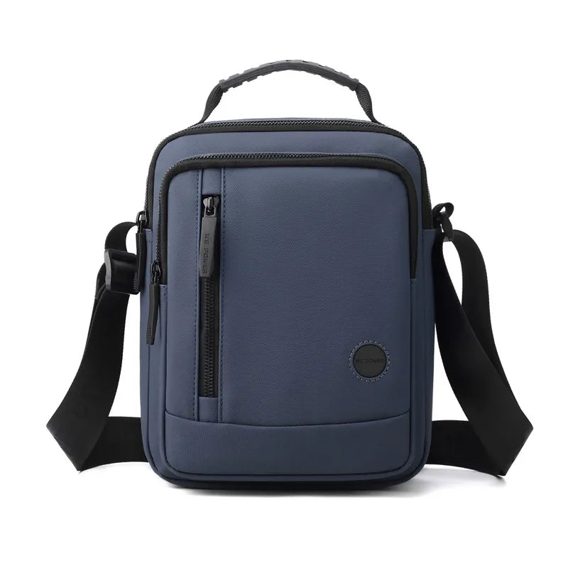 Basic Solid Color Zipper Functional Backpack