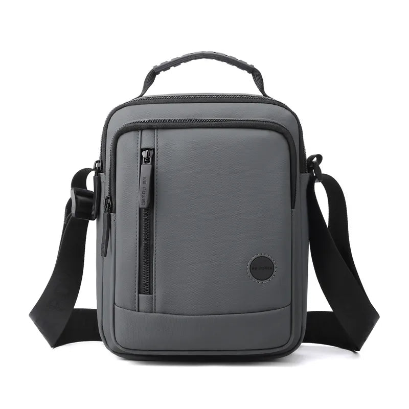 Basic Solid Color Zipper Functional Backpack
