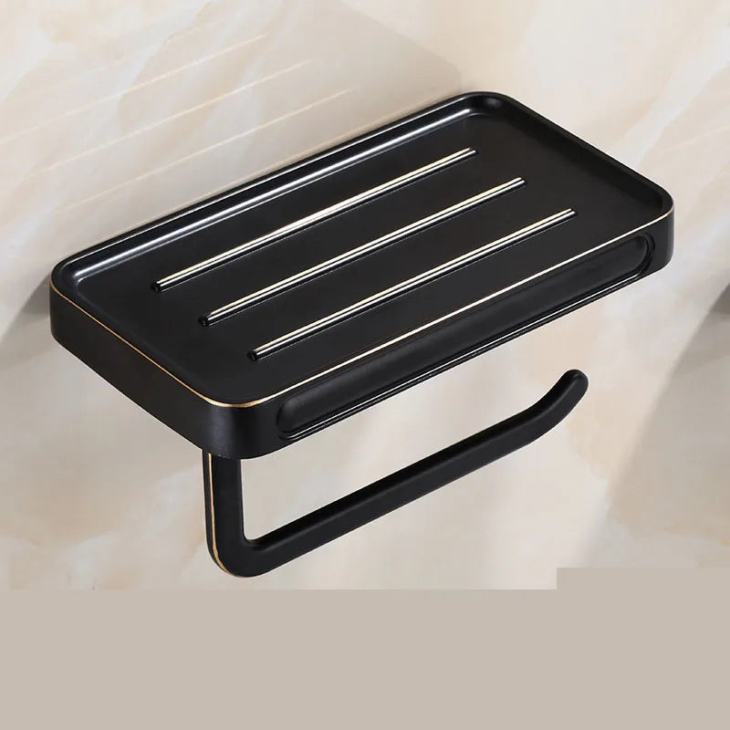 Classical Solid Color Alumimum Bathroom Racks