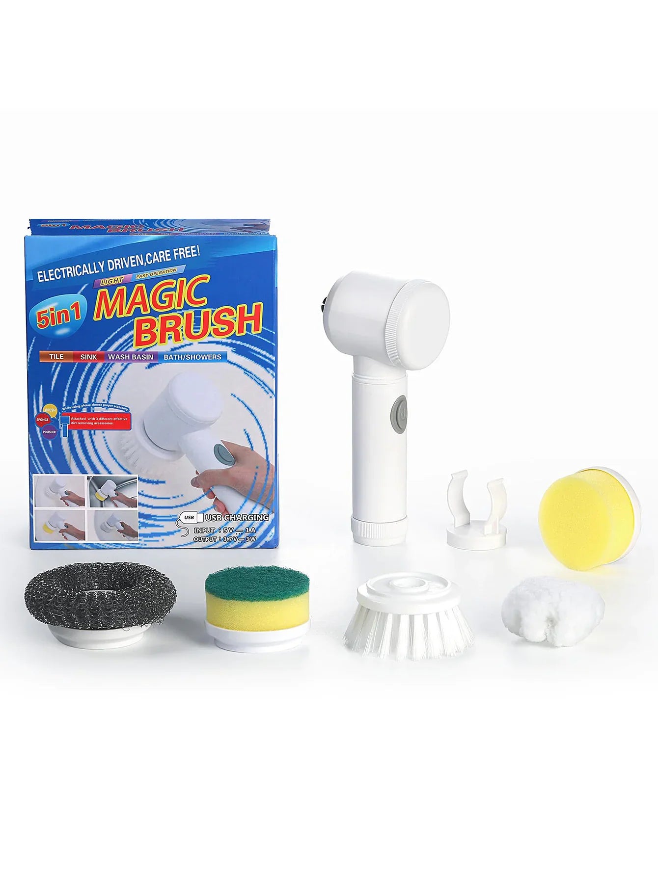 Cordless Multi-Surface Electric Scrubber Brush