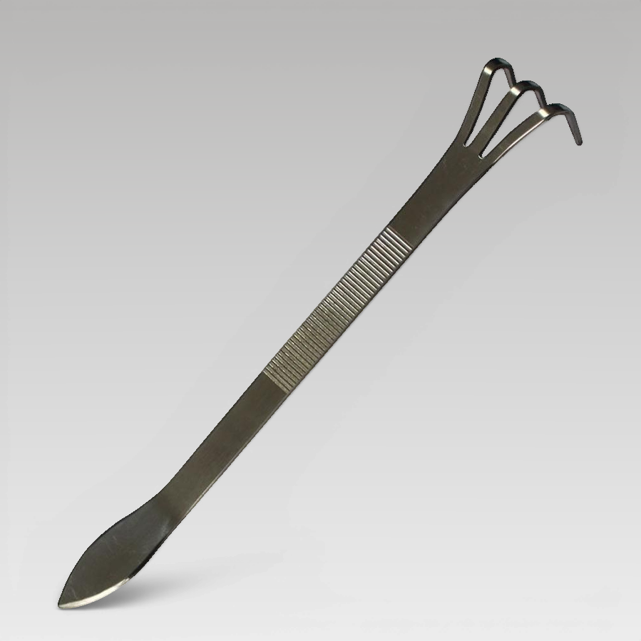 Ryuga Stainless Steel Bonsai Root Rake / Spatula Combination Tool