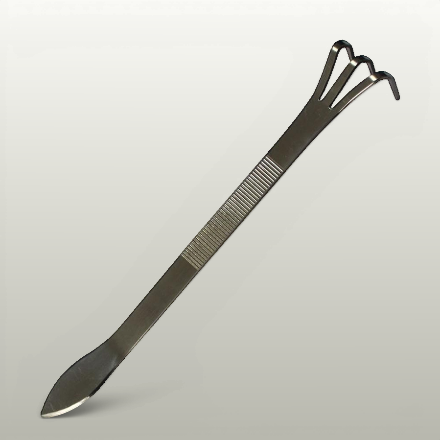 Ryuga Stainless Steel Bonsai Root Rake / Spatula Combination Tool