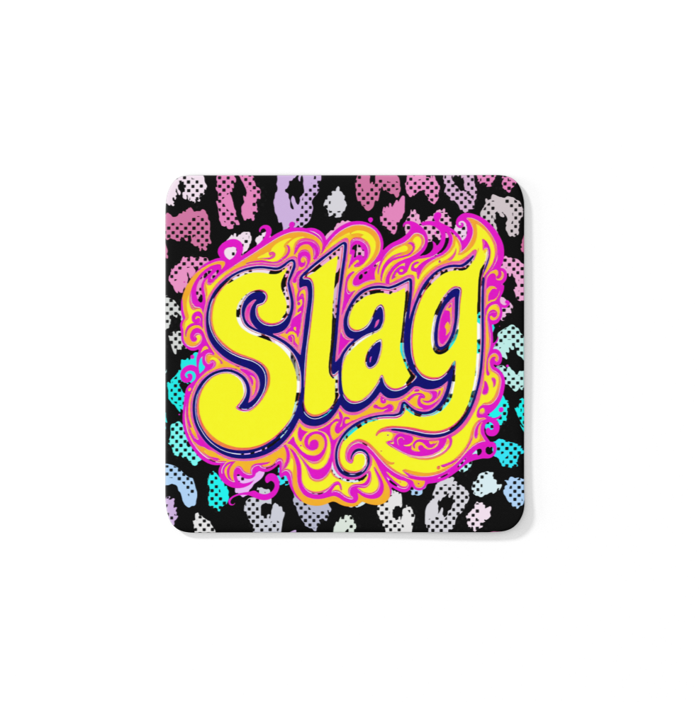 Slag Leopard Print Coaster