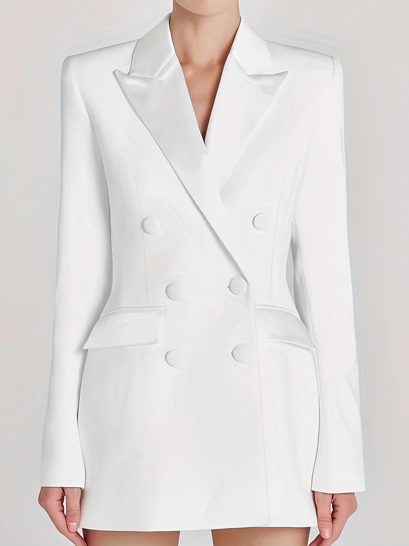 Long Satin Suit