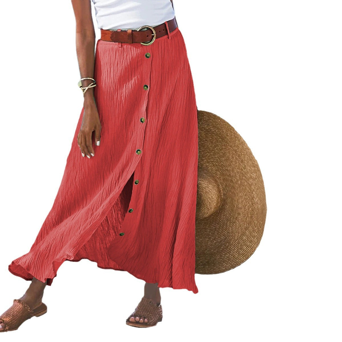 Cotton Linen Skirt