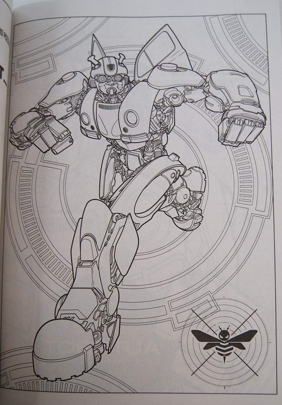 Transformrs Bumblebee Coloring and Activity Book - 80 Pages
