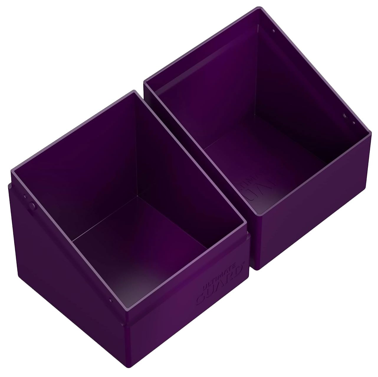 Ultimate Guard Boulder Solid 100+ Deck Case – Purple, Secure & Durable Storage for 100 Double-Sleeved Cards