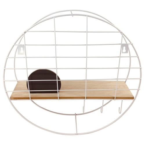 Shelving Unit with Mirror 45cm