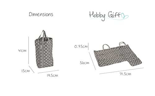 Hobby Gift Reversible Fold Out Knitting Storage Bag with Knitting