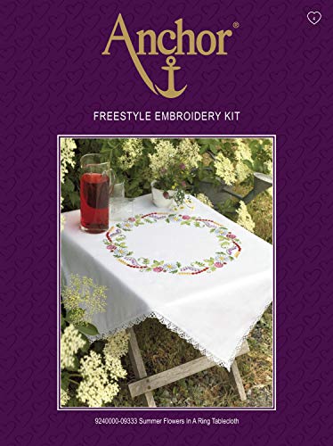 Anchor Idéna-Summer Flowers Tablecloth, Multi-Colour, One
