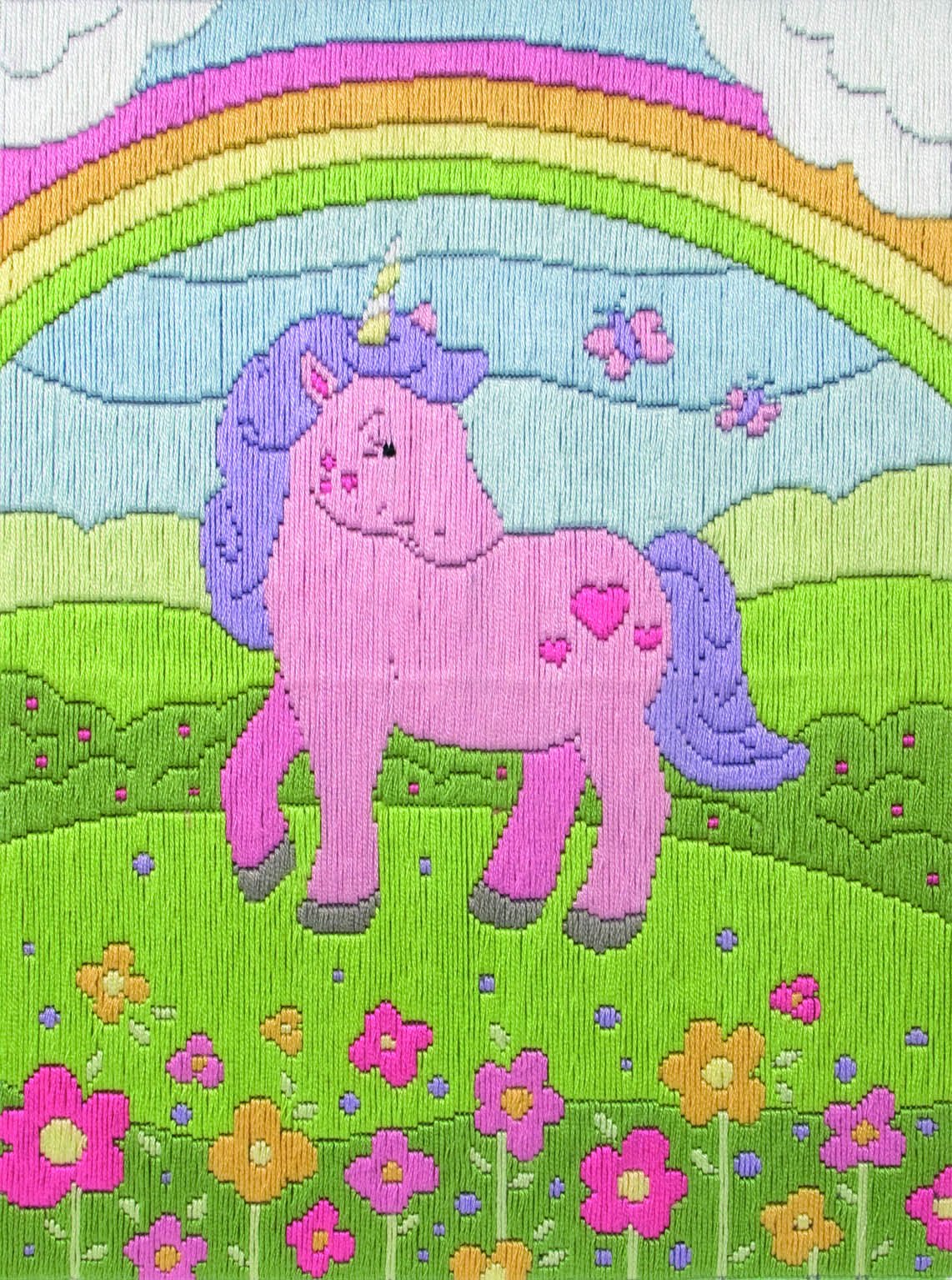 Anchor Long Stitch Kit: Unicorn, Multi, 20 x 28cm
